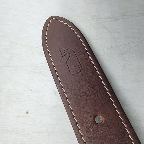 Vineyard Vines Ice Hockey Rink Club Canvas Belt Sports Themed Casual Adjustable - Picture 8 of 8